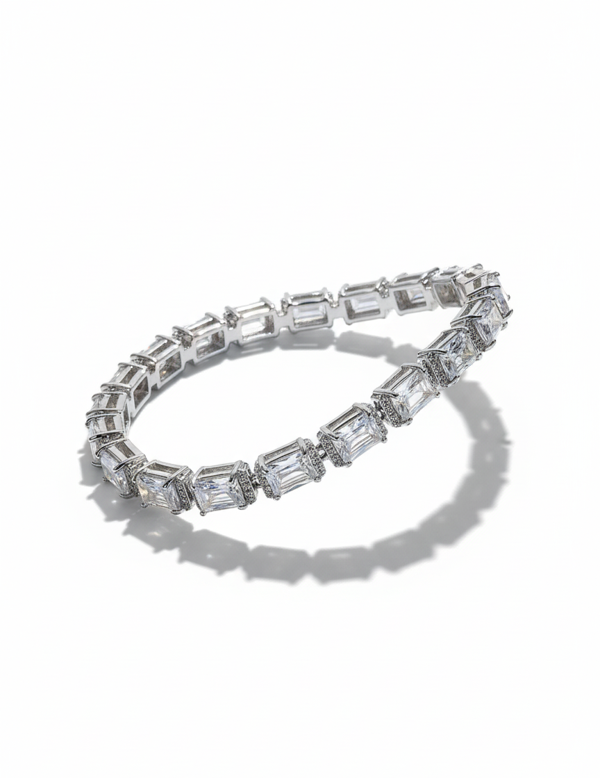 Luxe Baguette Tennis Bracelet