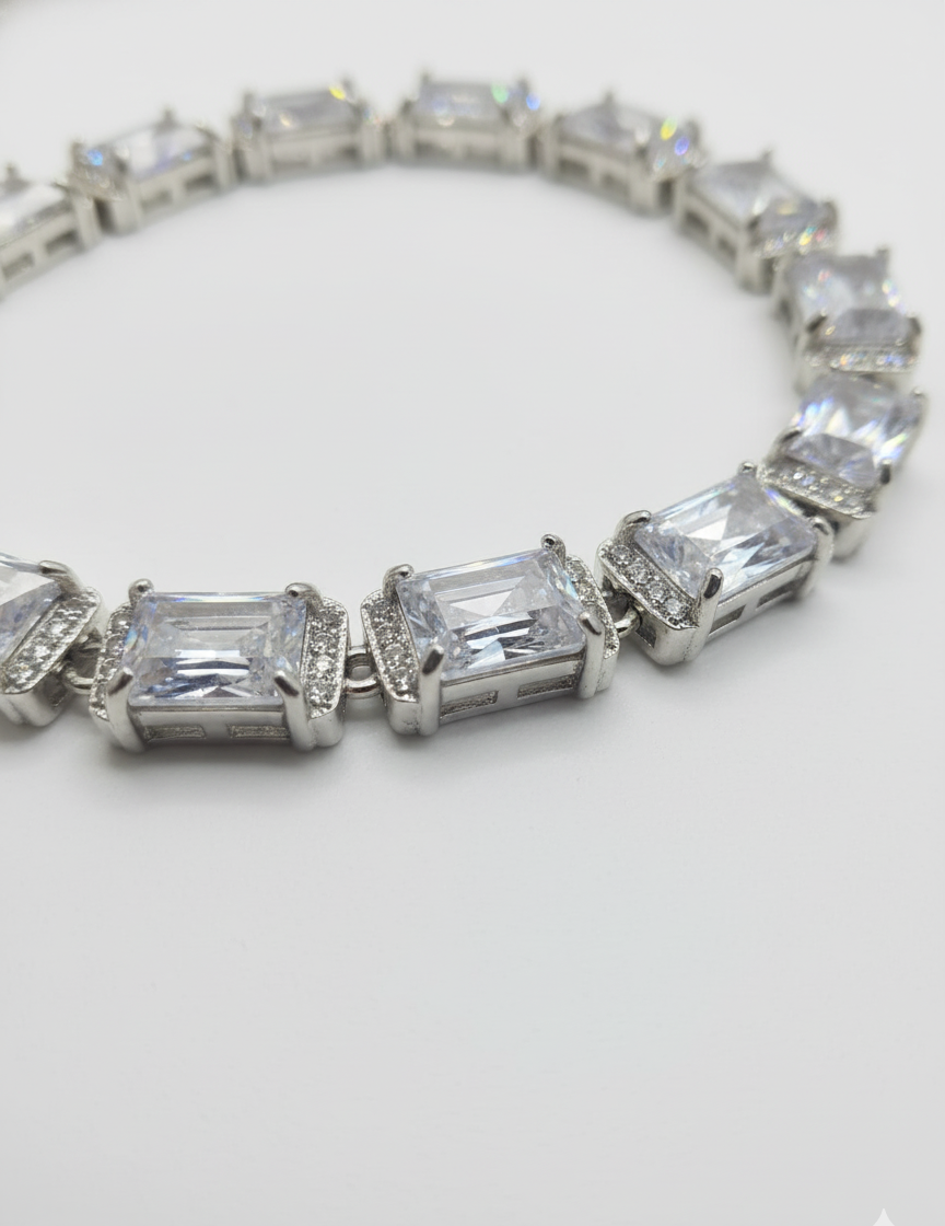 Luxe Baguette Tennis Bracelet