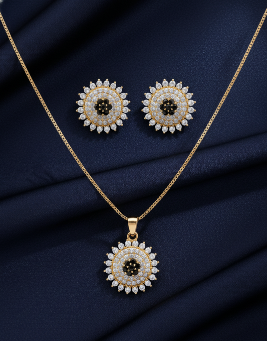 Midnight Bloom Jewellery Set