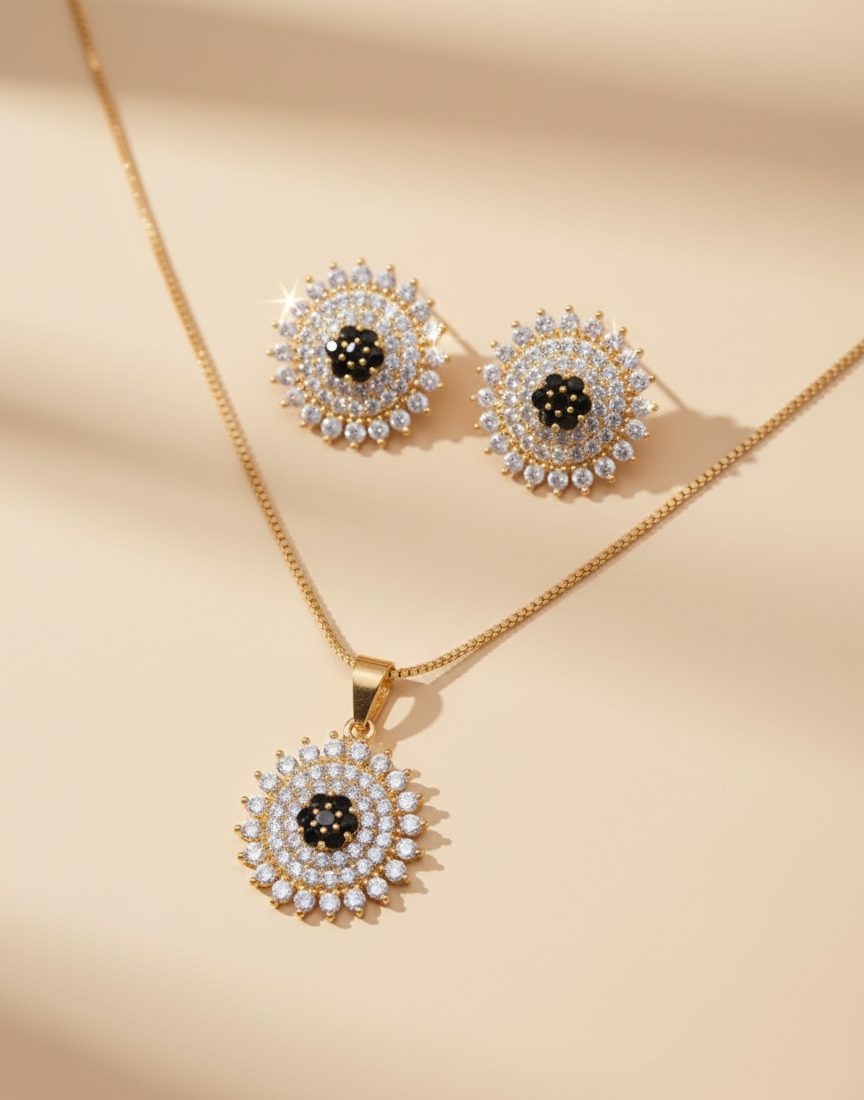 Midnight Bloom Jewellery Set