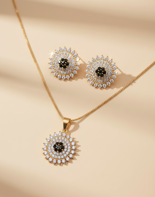 Midnight Bloom Jewellery Set