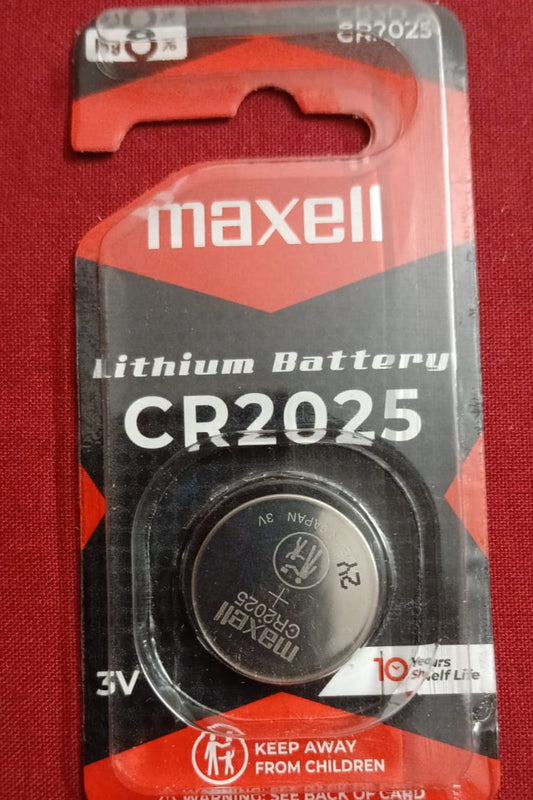Maxell CR2025 3V Lithium Coin Cell Battery – Genuine & Reliable Power