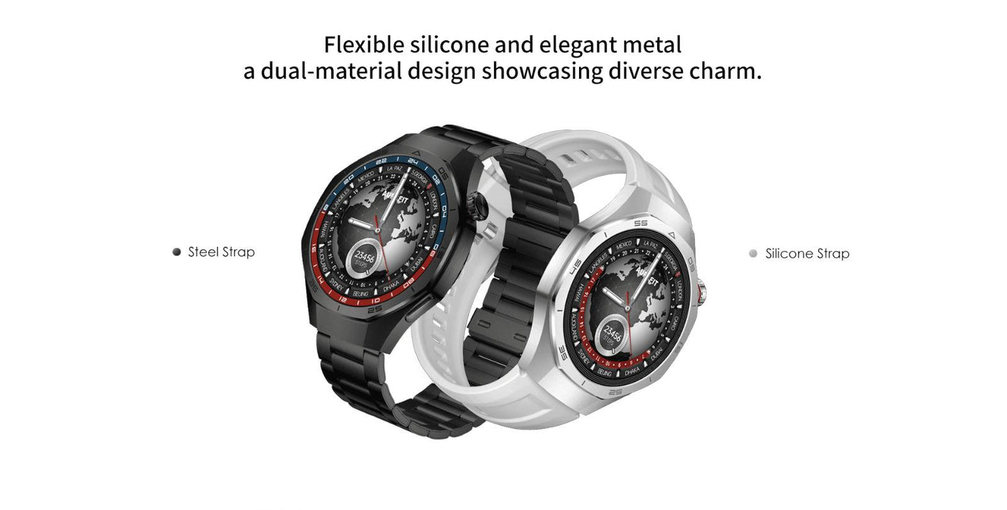 Aurafit AM34 Smart Watch – Premium Fitness & Health Tracker