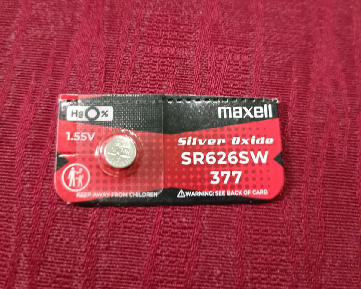 Maxell SR626SW Silver Oxide Watch Battery – Original