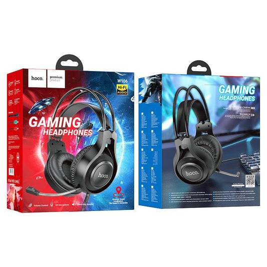 W106 Tiger Gaming Headset – Pro-Level Comfort & Sound for Serious Gamers