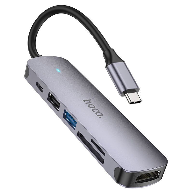 HB28 Type-C Multi-Function Converter – HDTV, USB 3.0, USB 2.0, SD, TF & PD Hub
