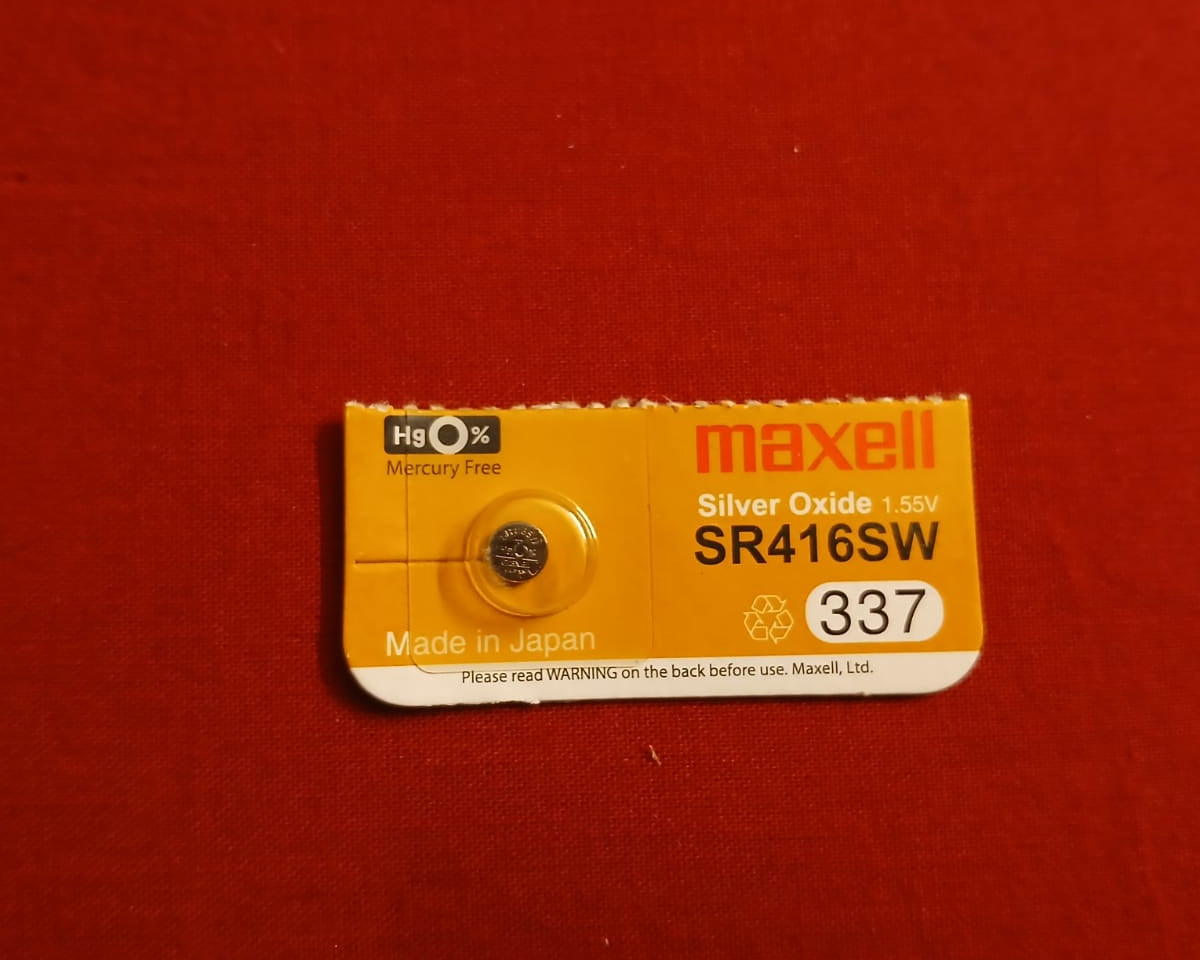 Maxell SR416SW 337 Silver Oxide Watch Battery – Original