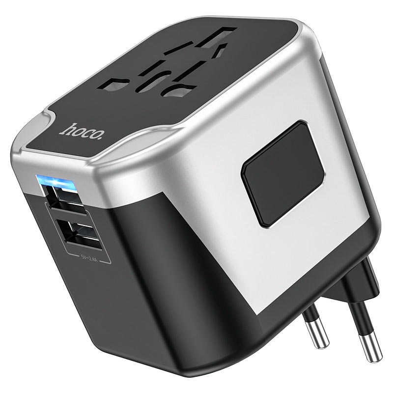 AC5 Level Dual Port Universal Conversion Charger – Compact Travel Adapter