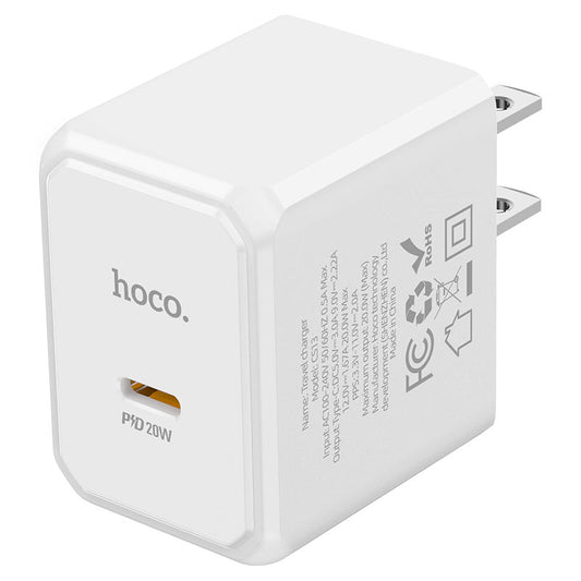 CS13 Ocean PD20W Single-Port Fast Charger – US Plug