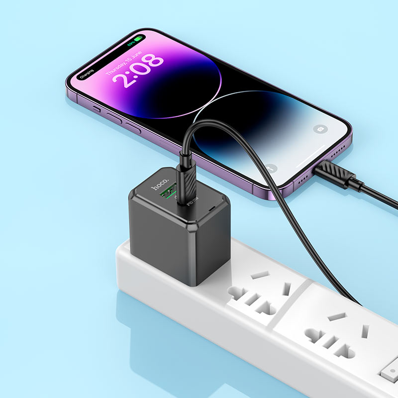 CS14 Ocean PD20W + QC3.0 Dual-Port Fast Charger – US Plug