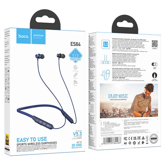 ES64 Easy Sound Sports Bluetooth Earphones – Wireless Workout Headphones