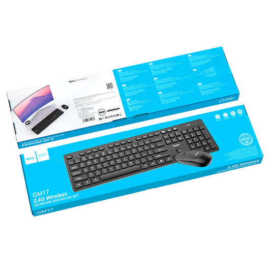 GM17 Wireless Business Keyboard & Mouse Set – English Layout