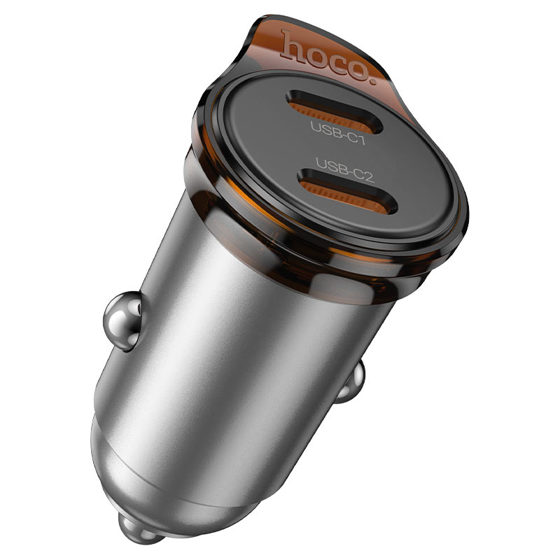 NZ16B Rigorous PD45W Dual Type-C Fast Car Charger