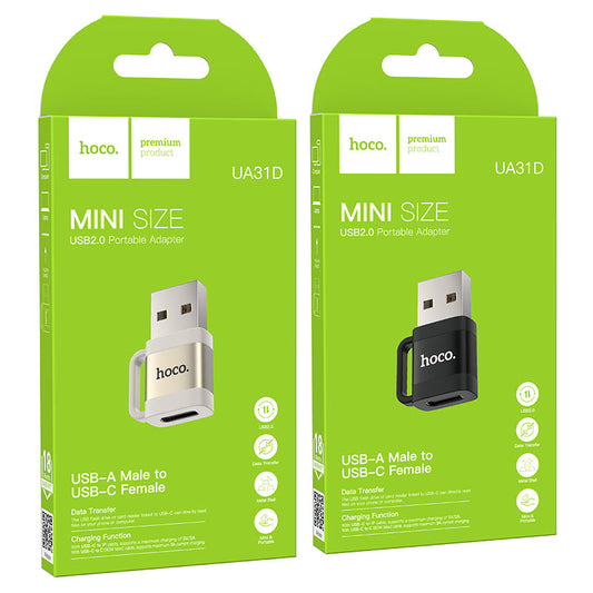 UA31D USB Male to Type-C Female USB 2.0 Adapter