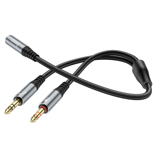 UPA21 2-in-1 3.5mm Headset Audio Adapter Cable – Female to Dual Male Splitter