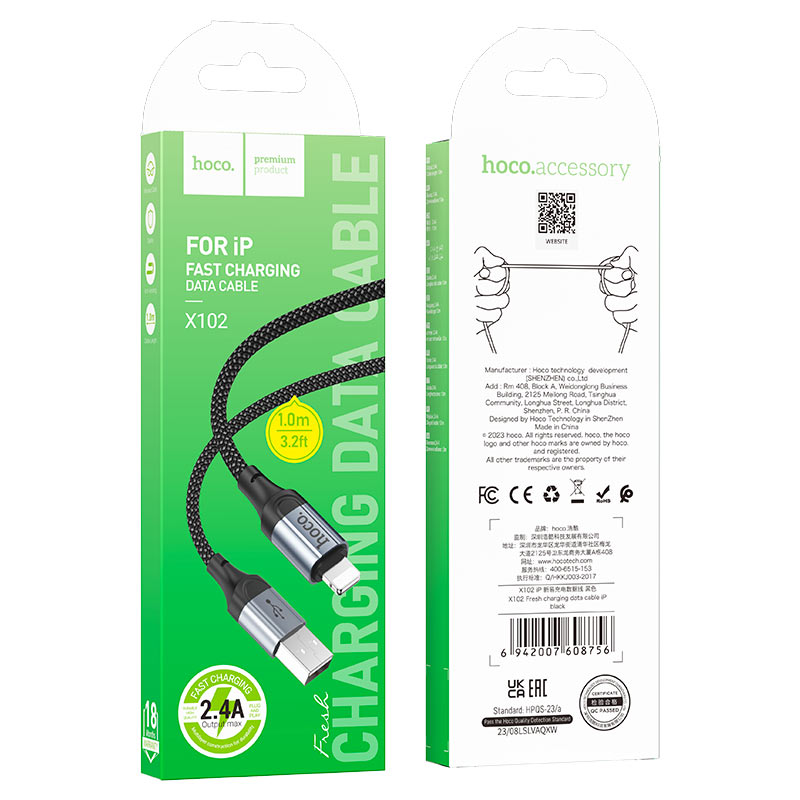 X102 Fresh Charging Data Cable – Lightning Cable for iPhone