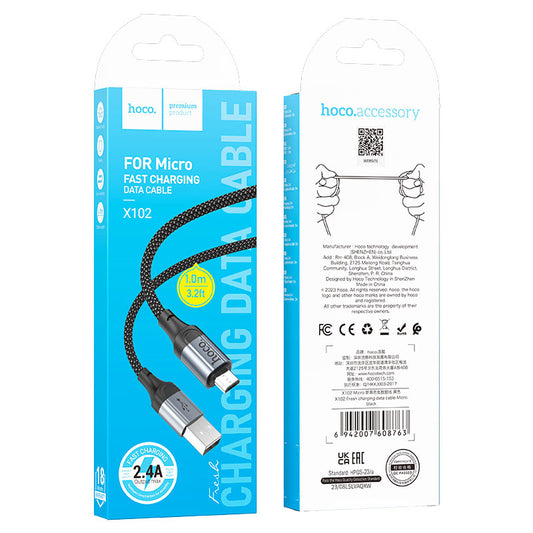 X102 Fresh Charging Data Cable – Micro USB Fast Charging & Sync Cable