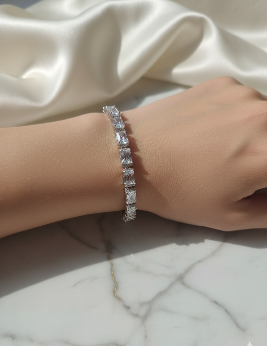 Luxe Baguette Tennis Bracelet