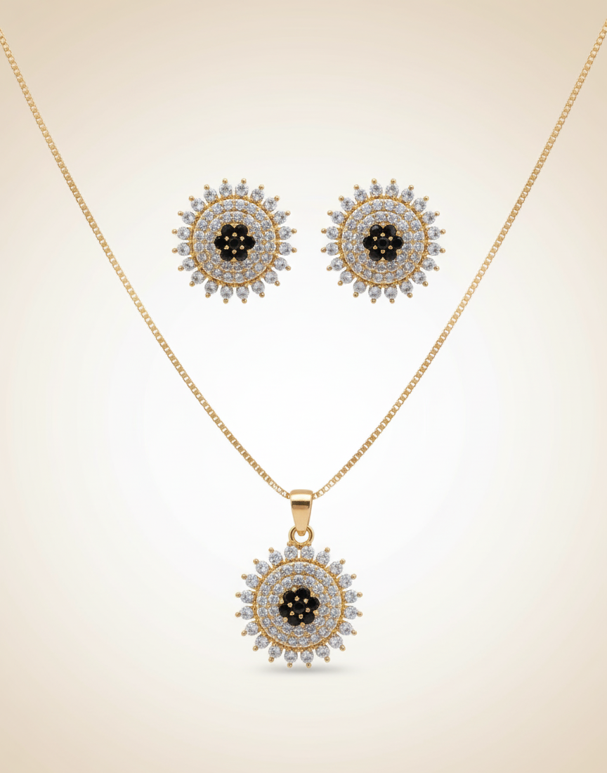 Midnight Bloom Jewellery Set