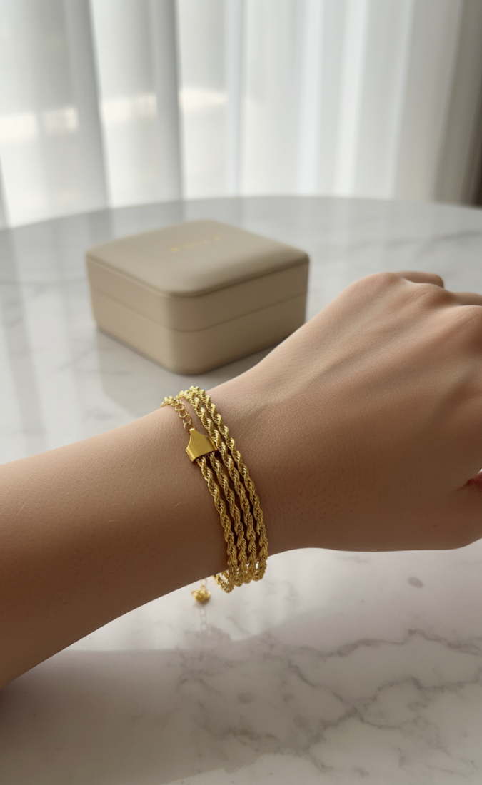 Minimalist Gold Chain Bracelet