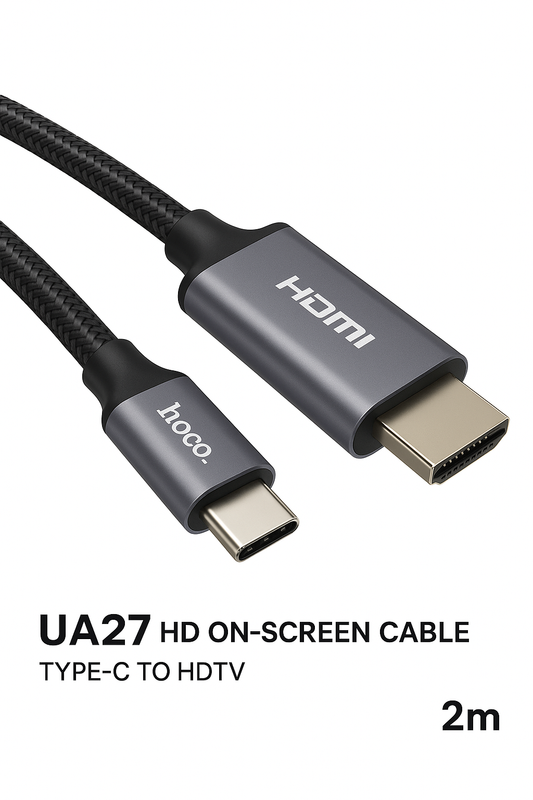 UA27 Type-C to HDTV HD On-Screen Cable – High-Definition Display Connection