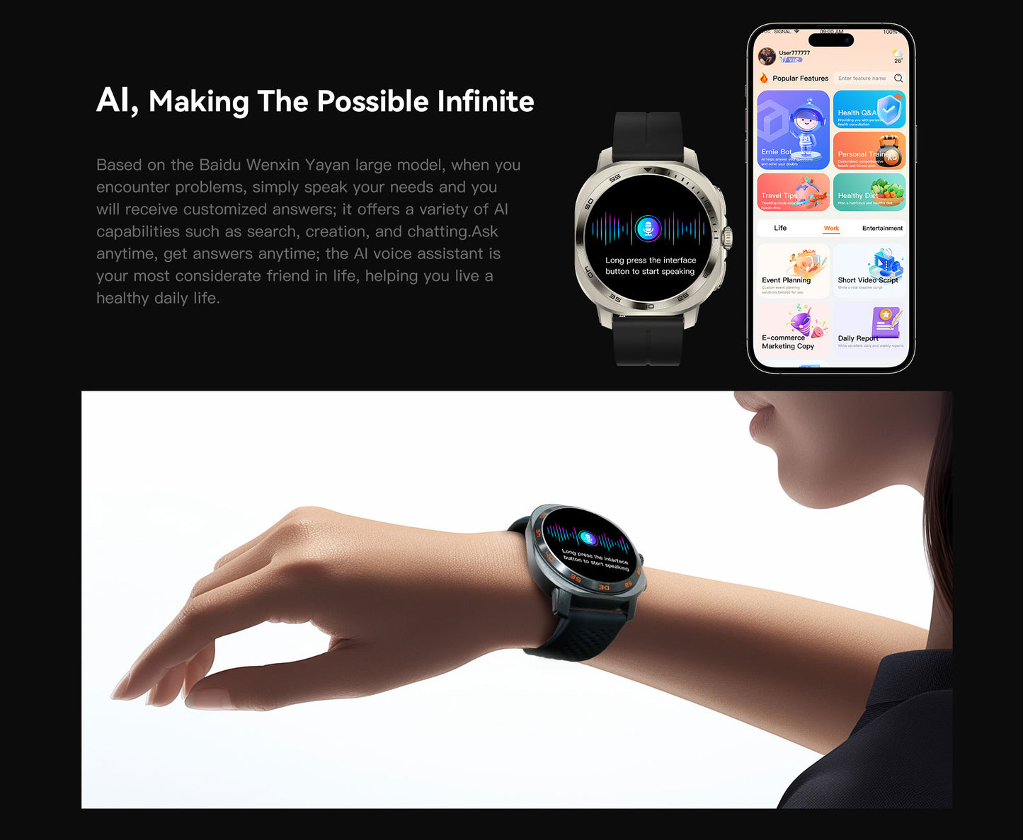 Aurafit AM32 – The Ultimate Smartwatch for Fitness & Everyday Life