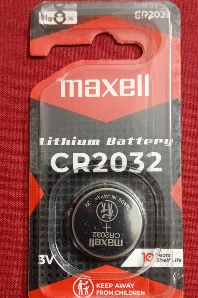Maxell CR2032 3V Lithium Coin Cell Battery – Long-Lasting Power