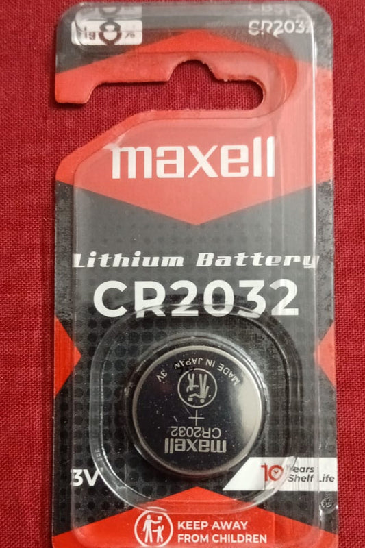 Maxell CR2032 3V Lithium Coin Cell Battery – Long-Lasting Power