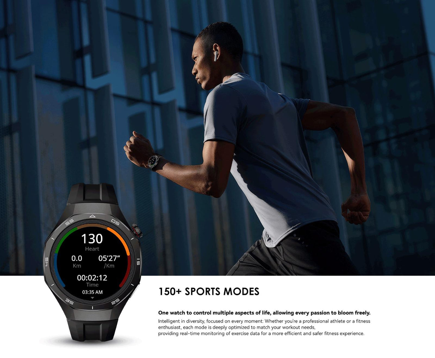 Aurafit AM34 Smart Watch – Premium Fitness & Health Tracker