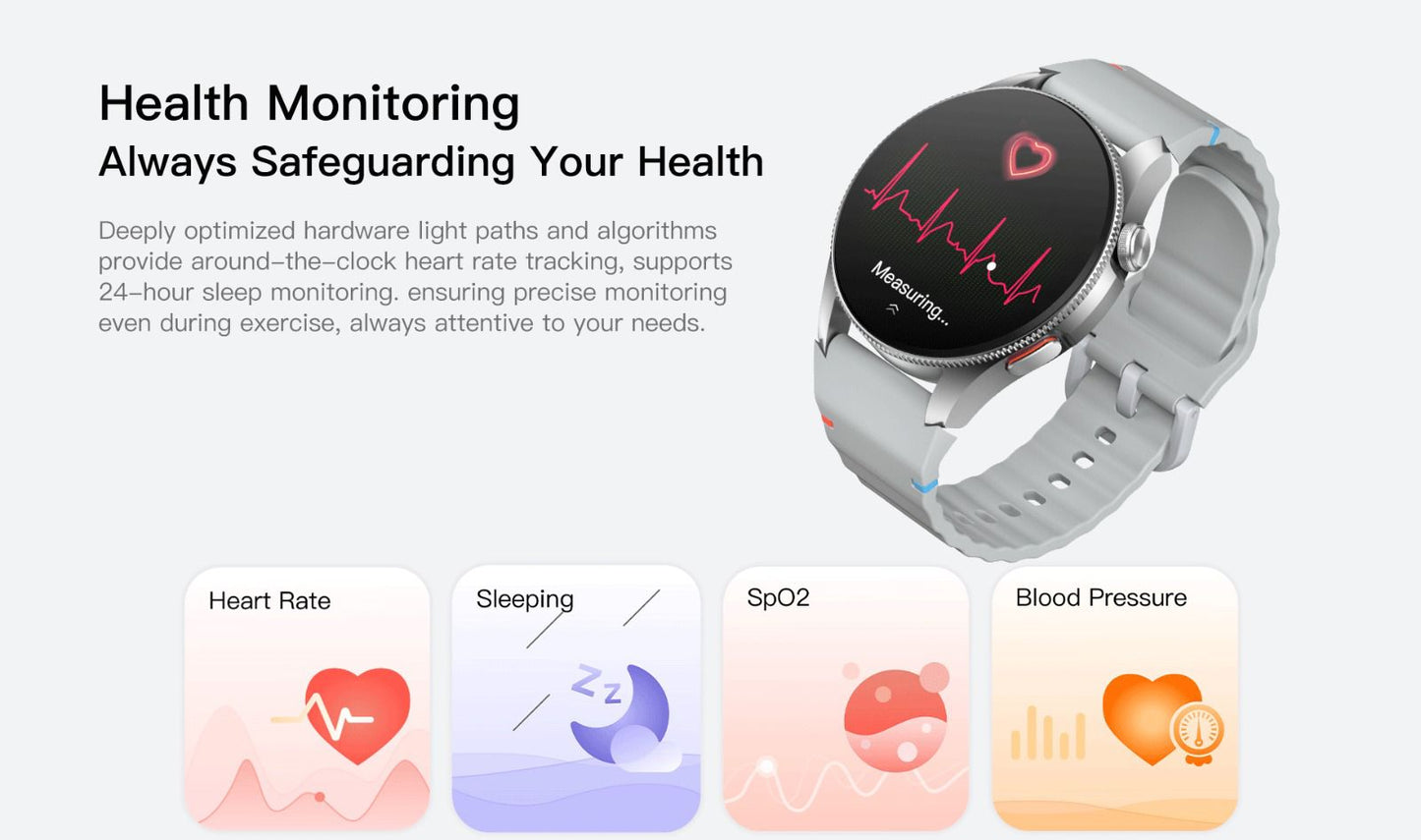 Aurafit G12 – Advanced Smartwatch with Ultra-Long Battery & Premium Fitness Features