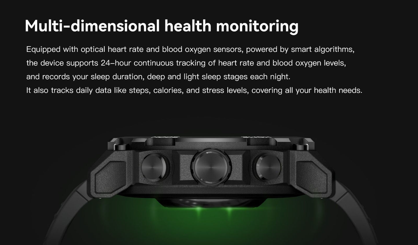 Aurafit G6 – Premium Smart Fitness Watch with HD Display & Advanced Health Features
