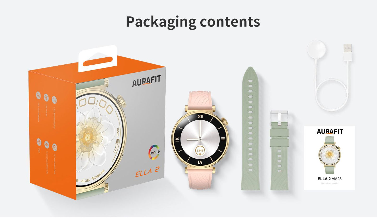 Aurafit AM23 – Smart Fitness Watch with Advanced Health Tracking