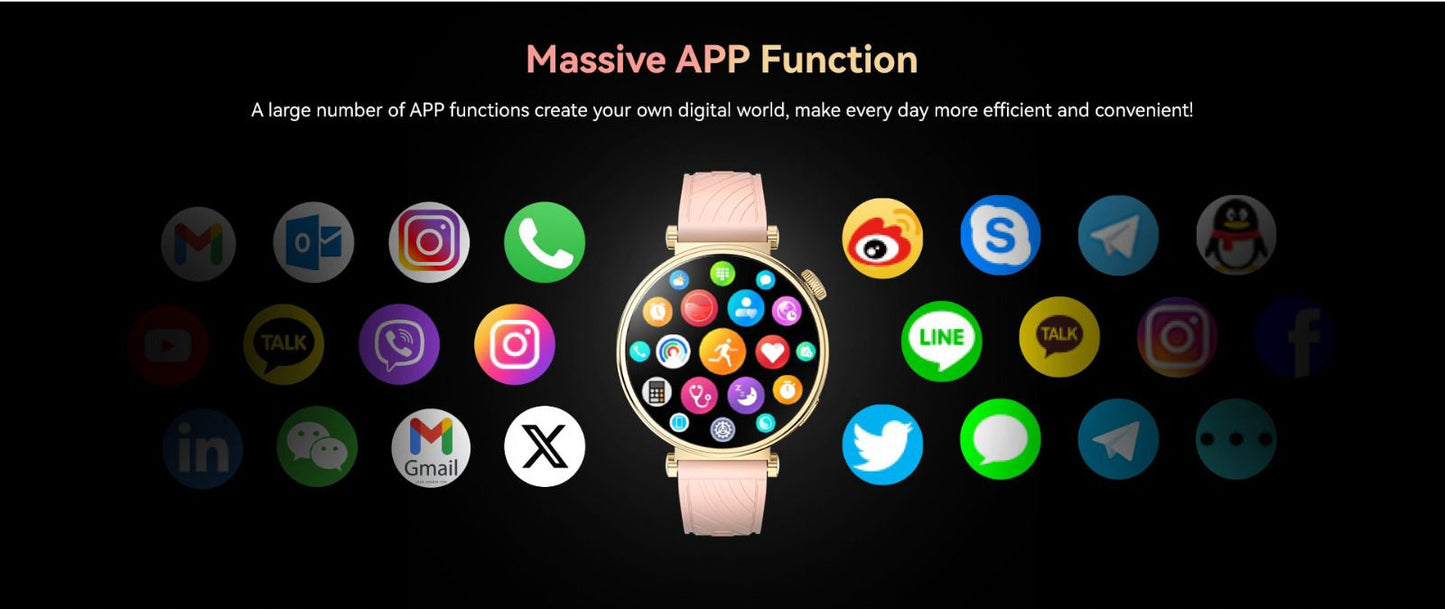 Aurafit AM23 – Smart Fitness Watch with Advanced Health Tracking