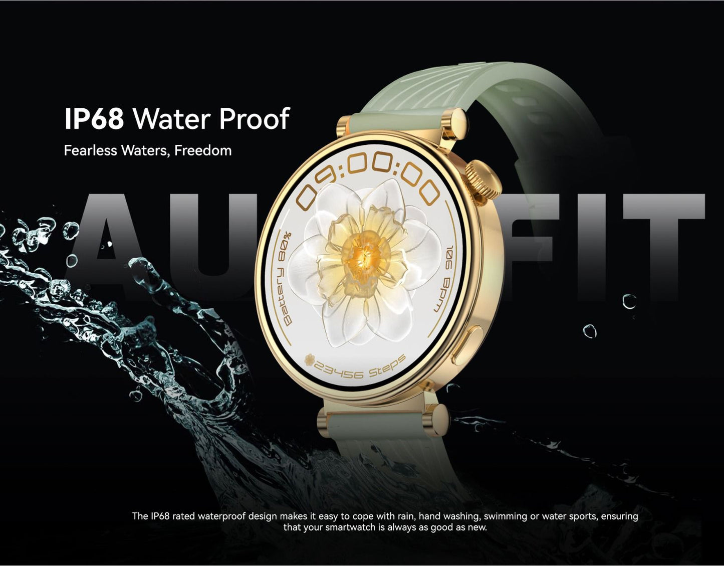 Aurafit AM23 – Smart Fitness Watch with Advanced Health Tracking