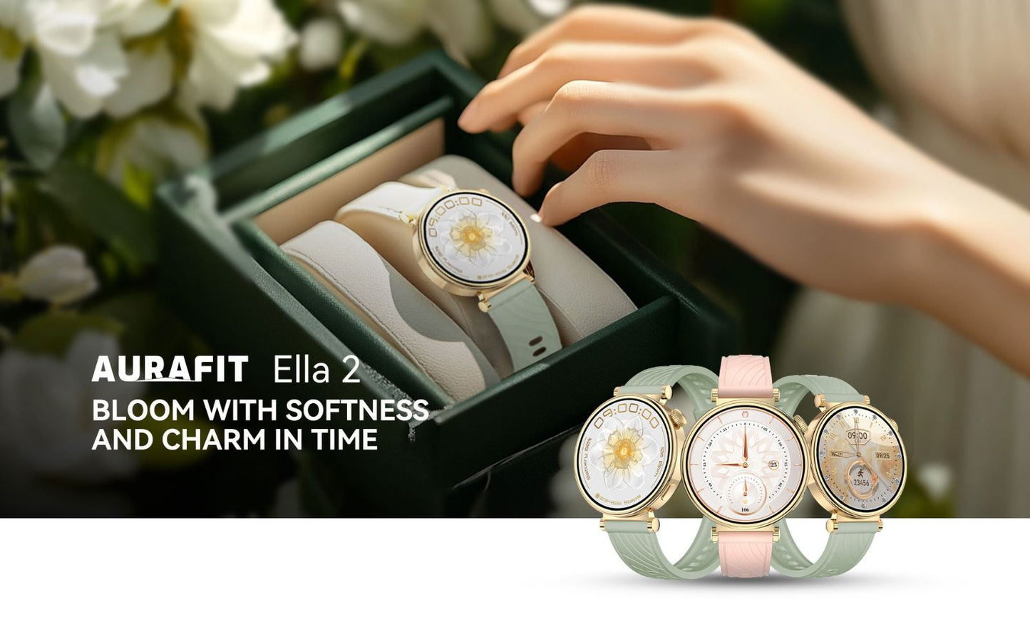 Aurafit AM23 – Smart Fitness Watch with Advanced Health Tracking