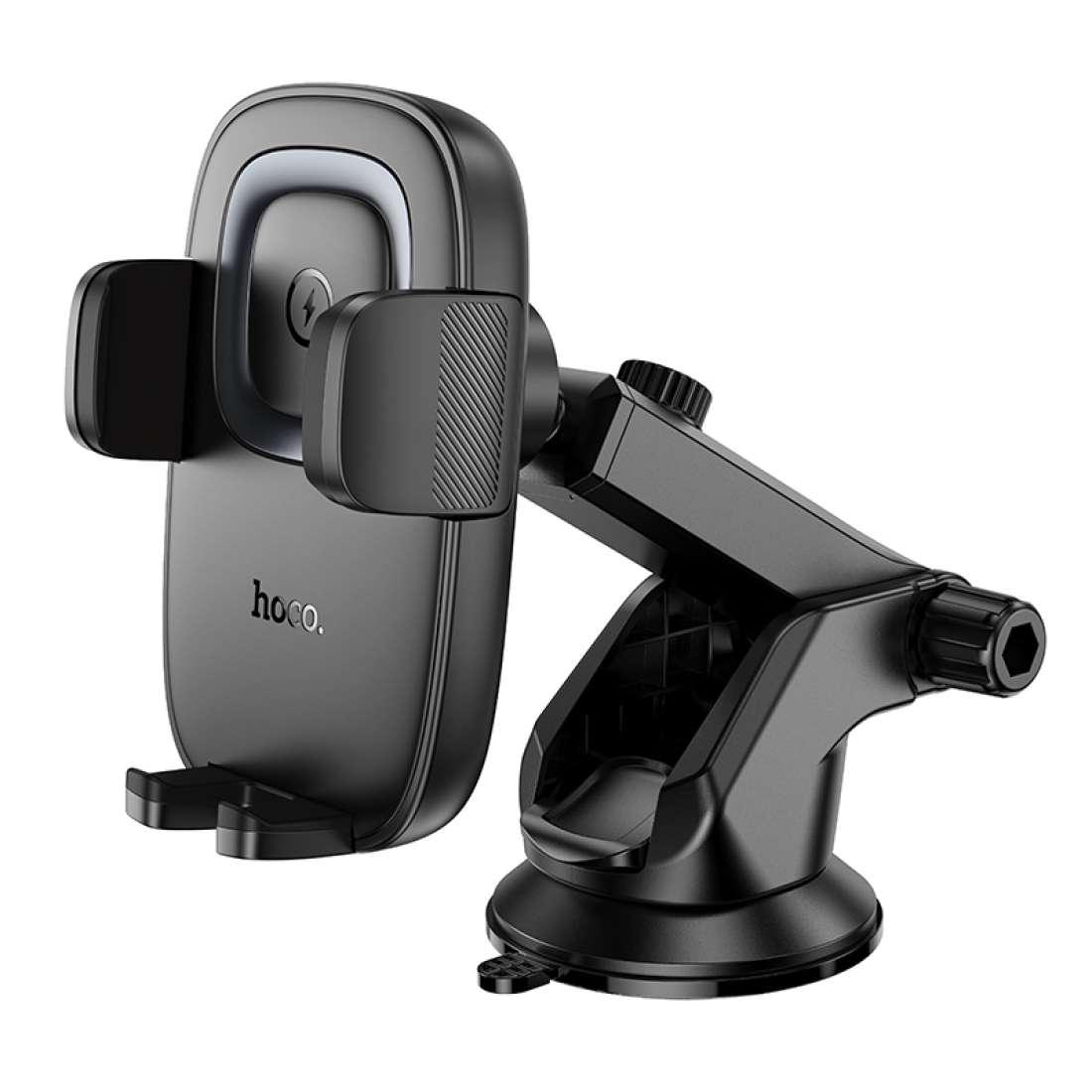 HW32 Crown Push-Type Wireless Charging Car Holder – Center Console Mount