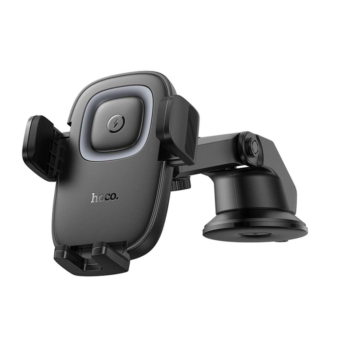 HW32 Crown Push-Type Wireless Charging Car Holder – Center Console Mount
