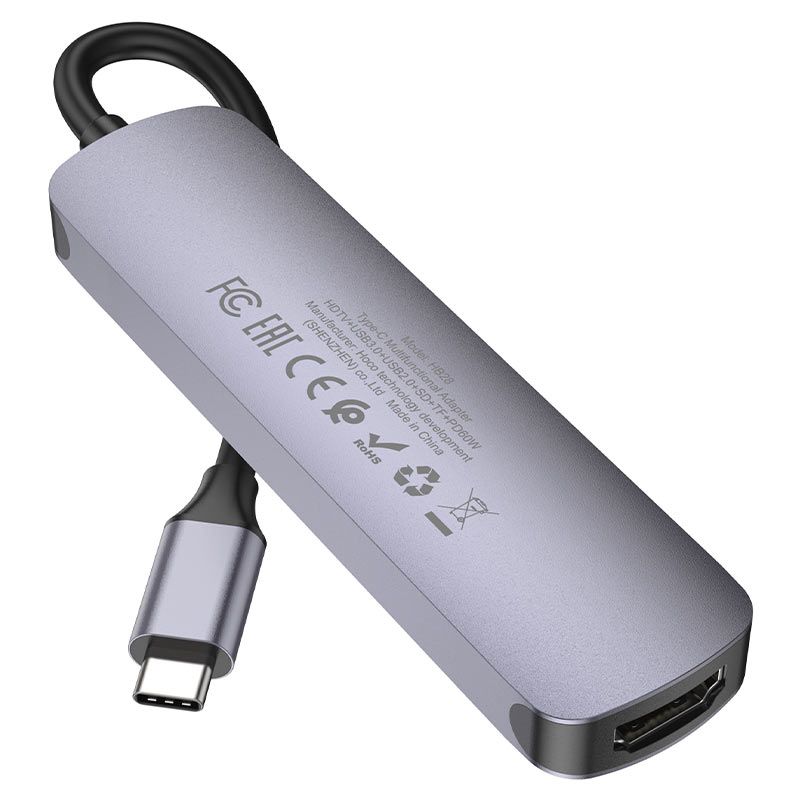 HB28 Type-C Multi-Function Converter – HDTV, USB 3.0, USB 2.0, SD, TF & PD Hub