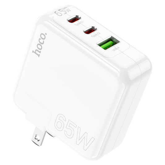 C115 Header PD65W 3-Port Fast Charger (2C1A) – US Plug
