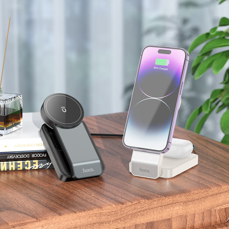 CQ3 Motorcycle Folding 3-in-1 Magnetic Wireless Fast Charger