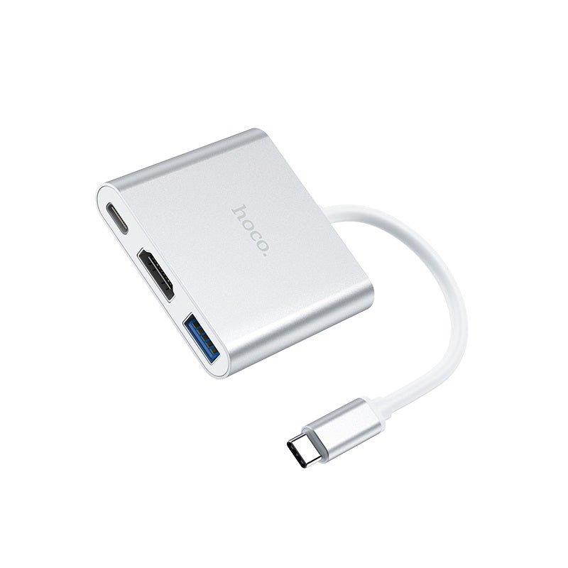 HB14 Easy Use Type-C Multi-Function Adapter – USB 3.0 + HDMI + PD