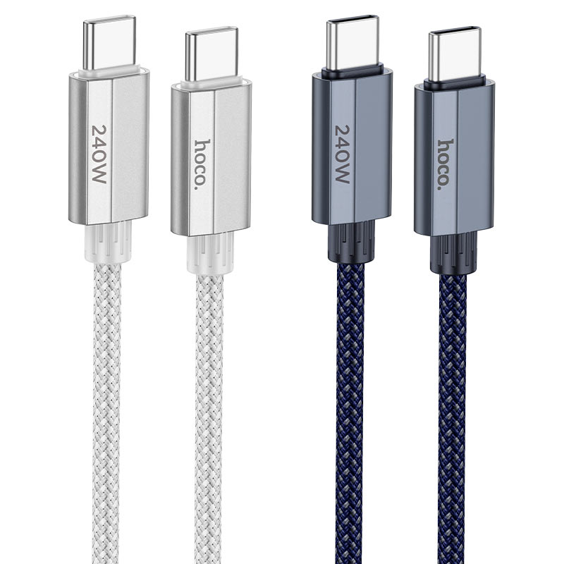 U134 Primero 240W Type-C to Type-C Charging Data Cable – 1.8M Fast Charge & Sync