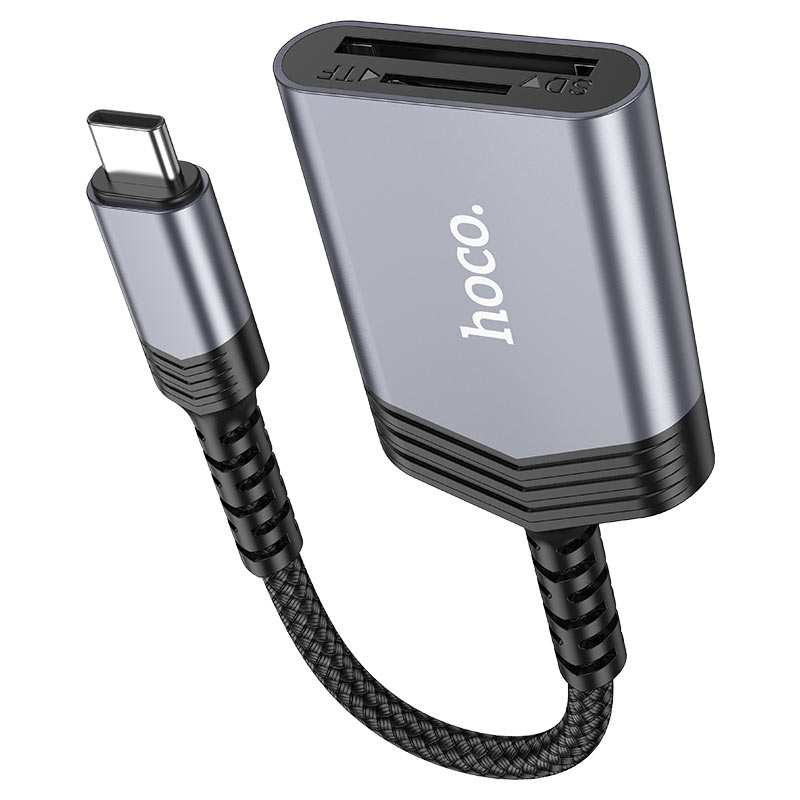 UA25 2-in-1 Type-C Card Reader – Fast Data Transfer for SD & TF Cards