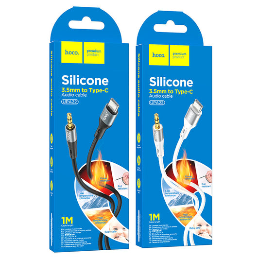 UPA22 Type-C Silicone Digital Audio Conversion Cable – Premium Noise-Free Sound